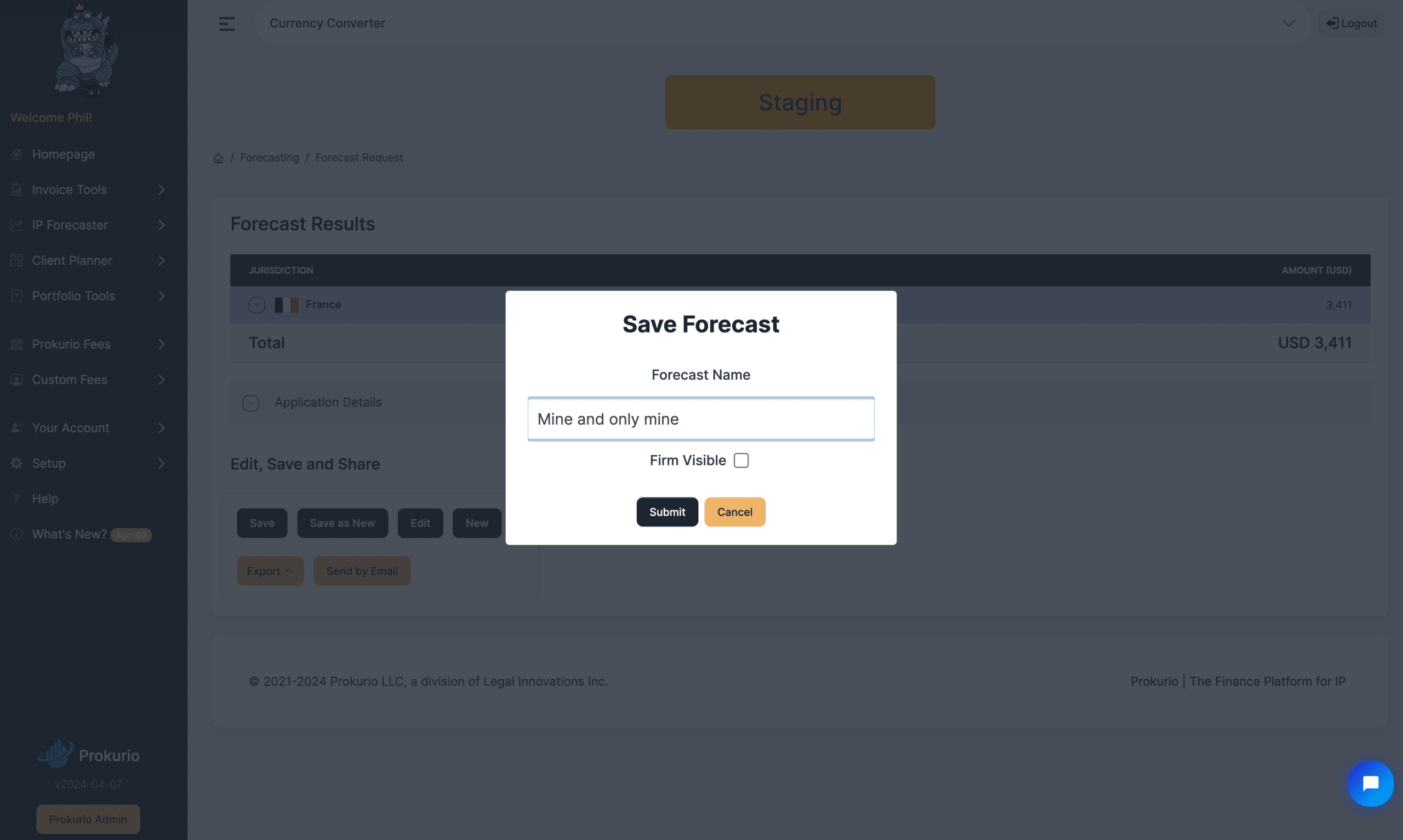 IP Forecaster